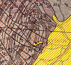 Opatovice u Vykova - geologick mapa